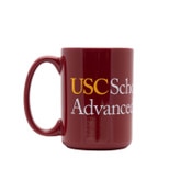 USC Trojans Cardinal Shield School of Advanced Computing Mug